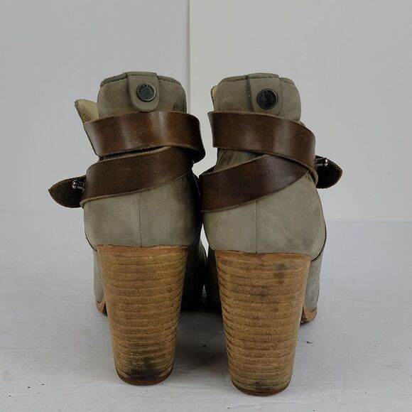 Rag & Bone New York Harrow Leather Ankle Women's Booties - Picture 9 of 13